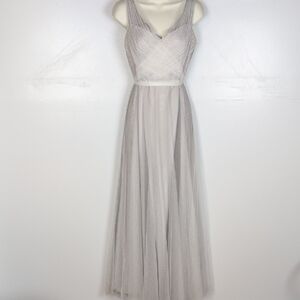 Wtoo Elegant Mesh Lace Evening Dress
